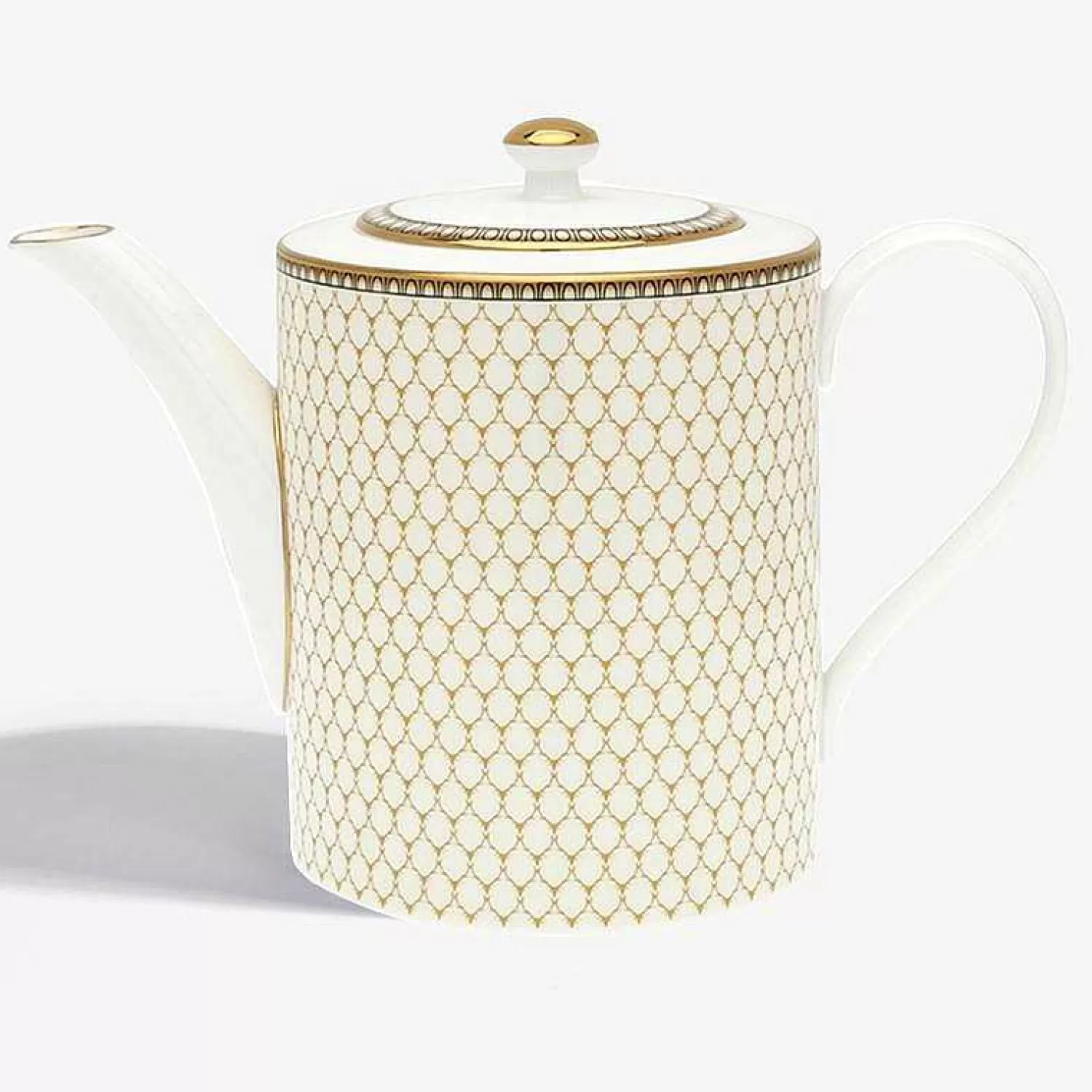 Halcyon Days Gordon Castle Antler Trellis Teapot, Ivory Best Sale