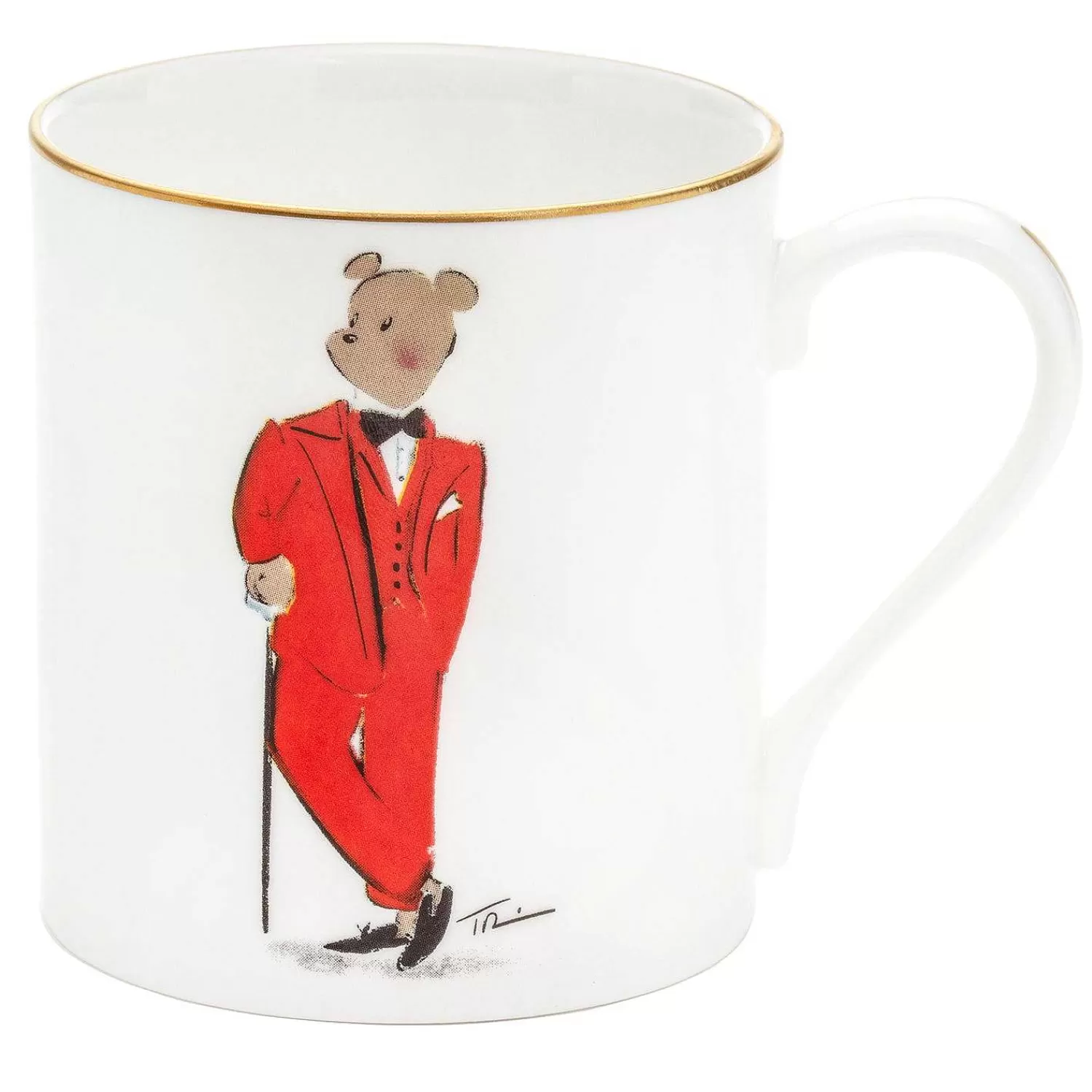 Halcyon Days Hal The Bear Fine Bone China Mug | New