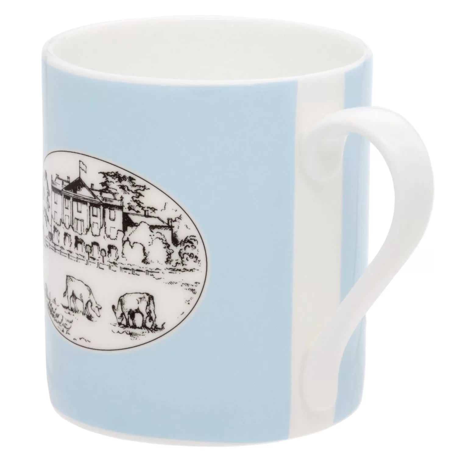 Halcyon Days Highgrove House Blue Fine Bone China Mug | Hot