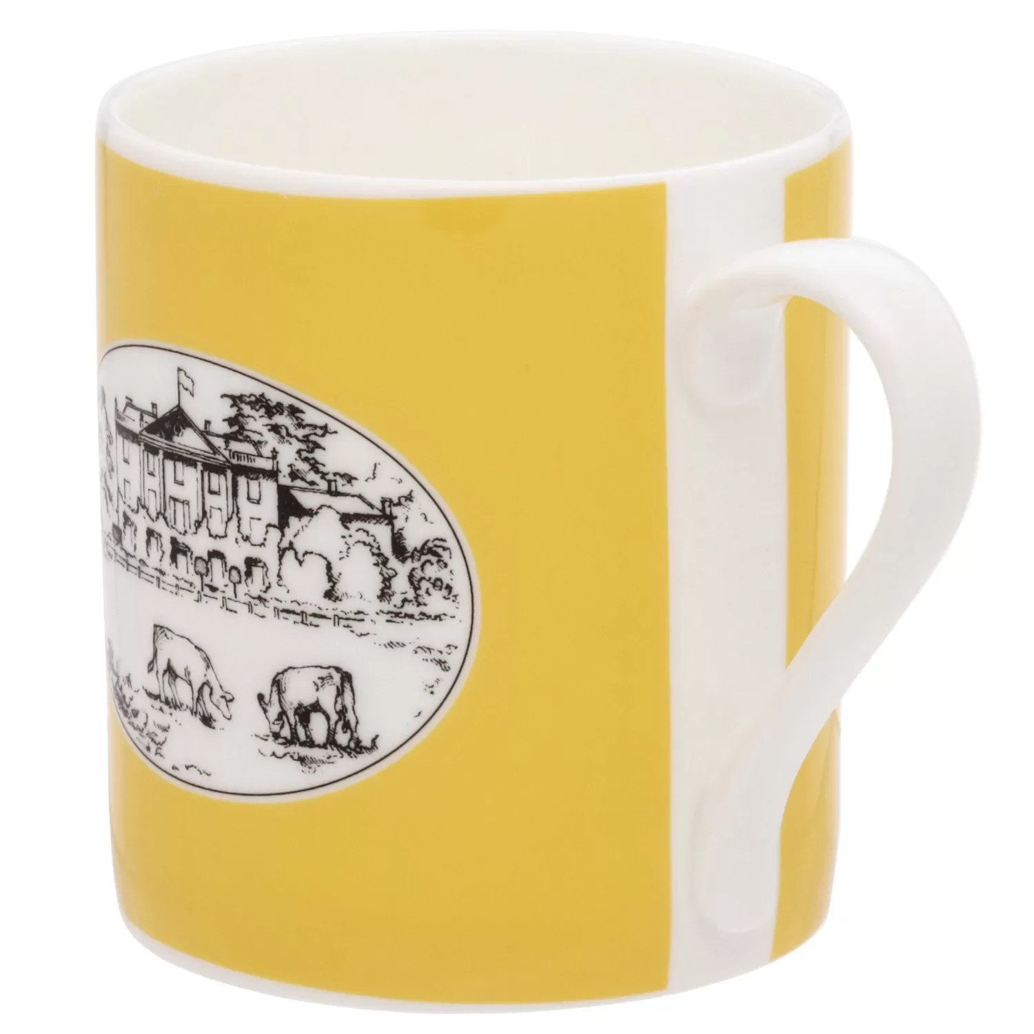 Halcyon Days Highgrove House Yellow Fine Bone China Mug | Best