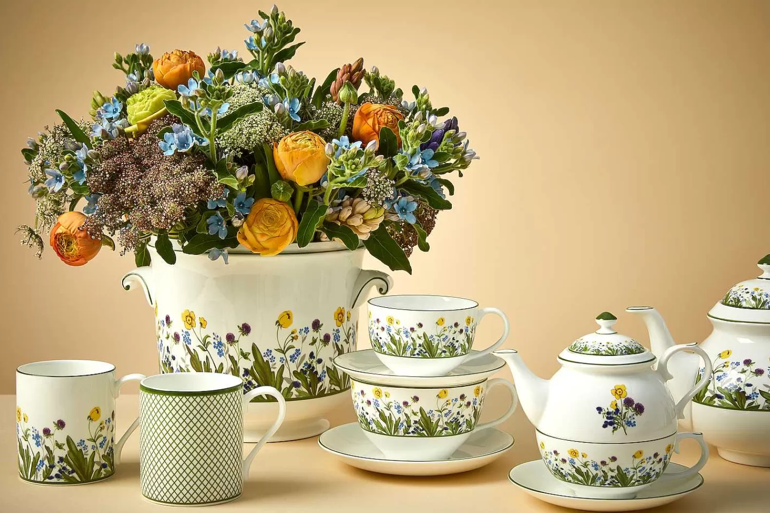 Halcyon Days Highgrove Wildflower Tea Pot Online