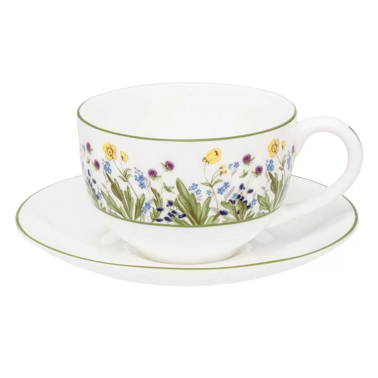 Halcyon Days Highgrove Wildflower Teacup & Saucer Discount