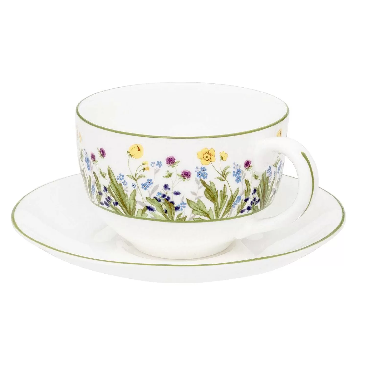 Halcyon Days Highgrove Wildflower Teacup & Saucer Discount