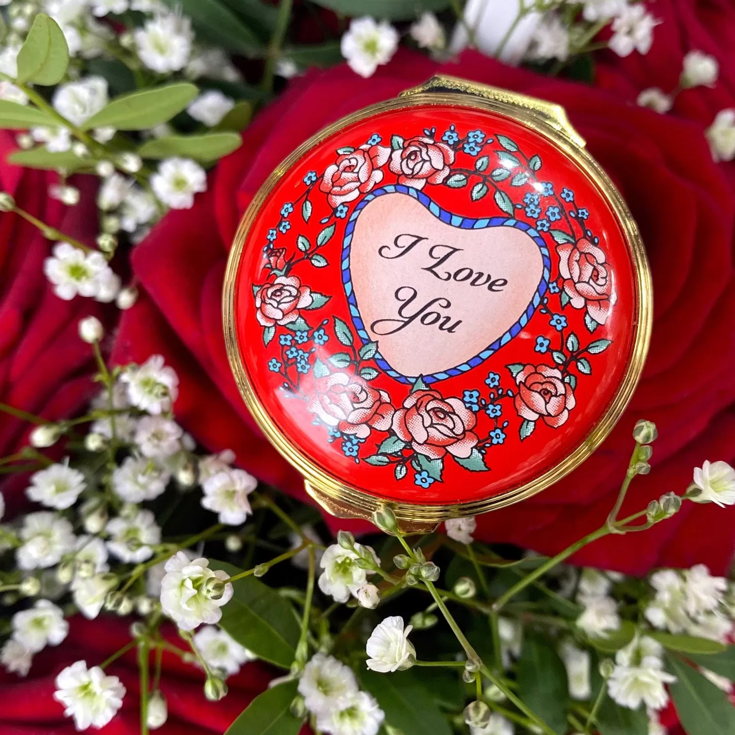 Halcyon Days I Love You Enamel Box Outlet