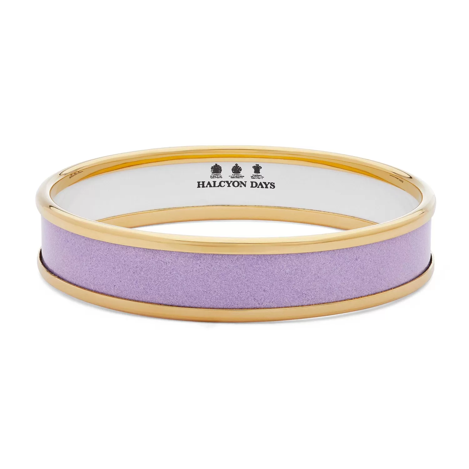 Halcyon Days Lavender & Gold Enamel Bangle | Best Sale