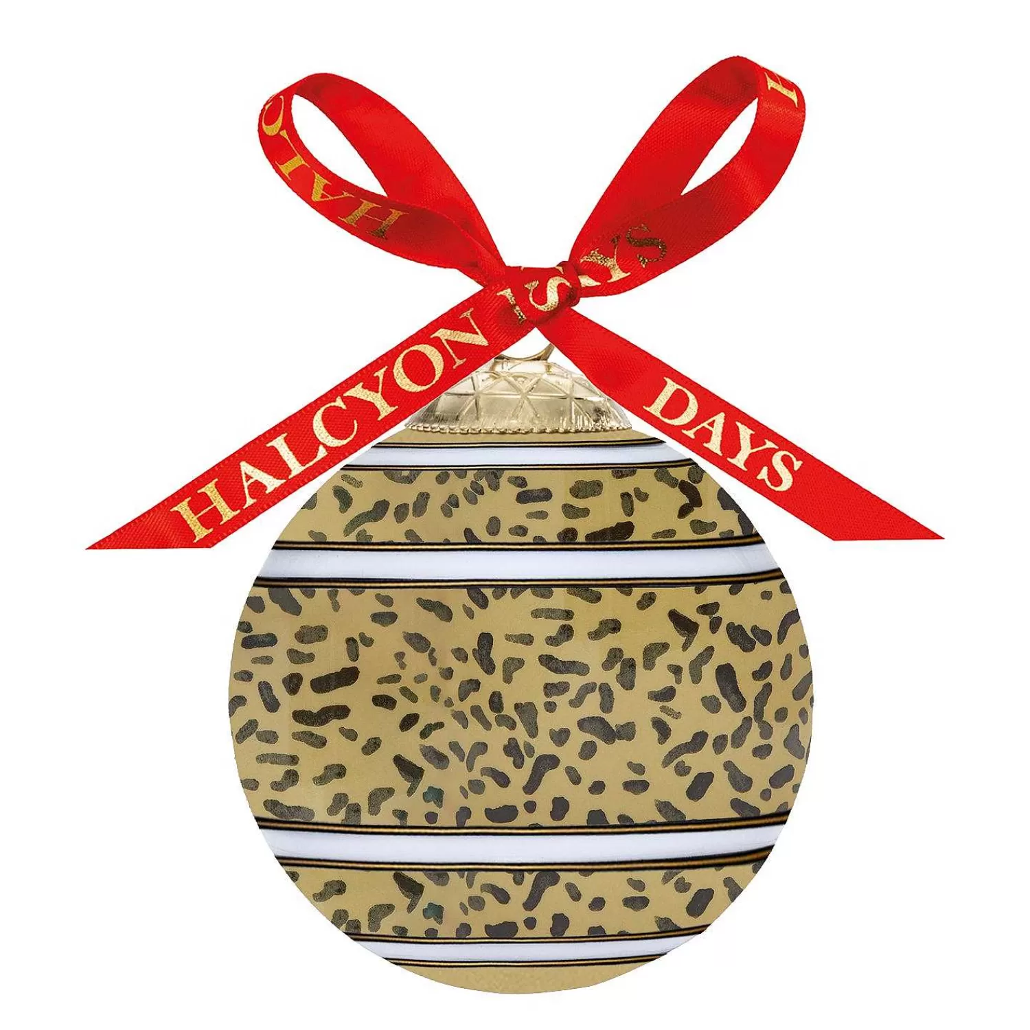 Halcyon Days Leopard Print Bauble Outlet