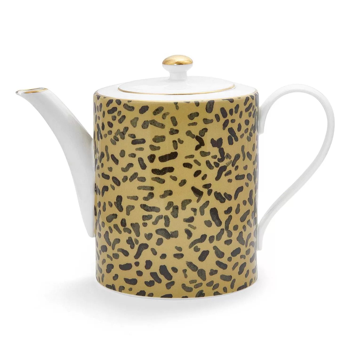 Halcyon Days Leopard Print Tea Pot Cheap