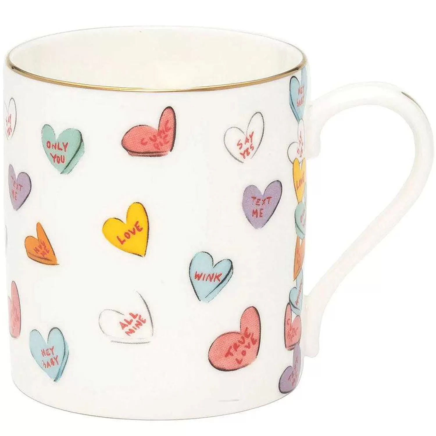 Halcyon Days Love You English Fine Bone China Mug | Clearance