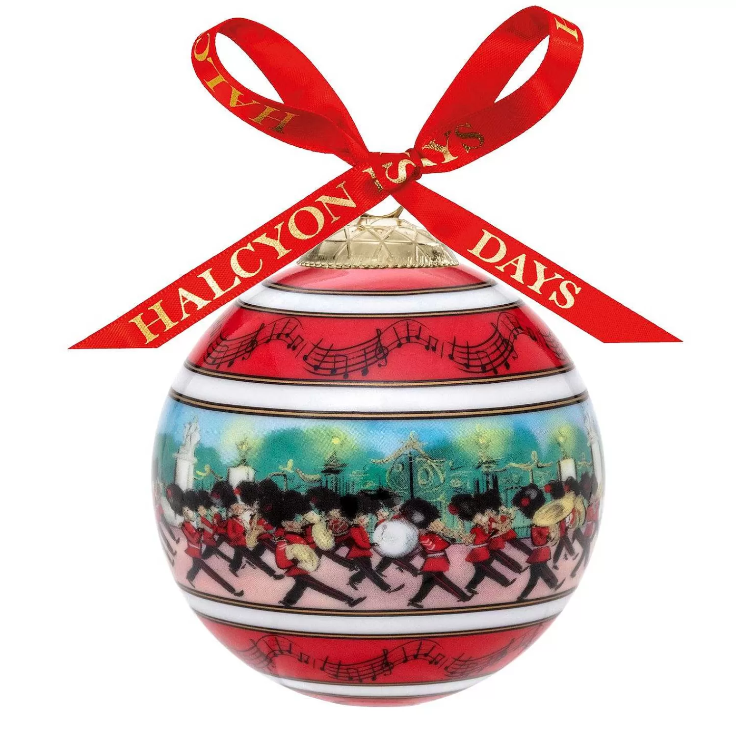 Halcyon Days Marching Down The Mall Bauble Hot