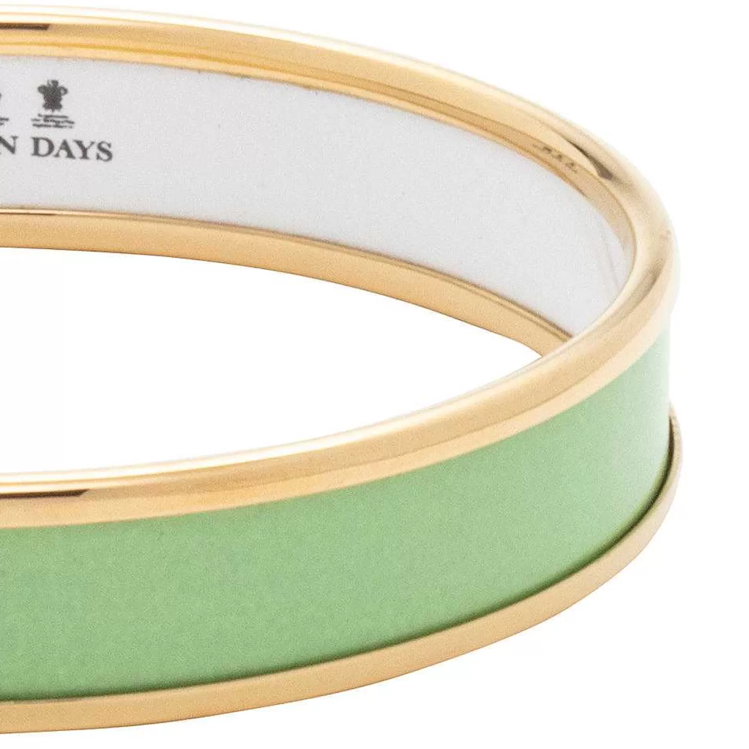 Halcyon Days Meadow & Gold Enamel Bangle | Outlet