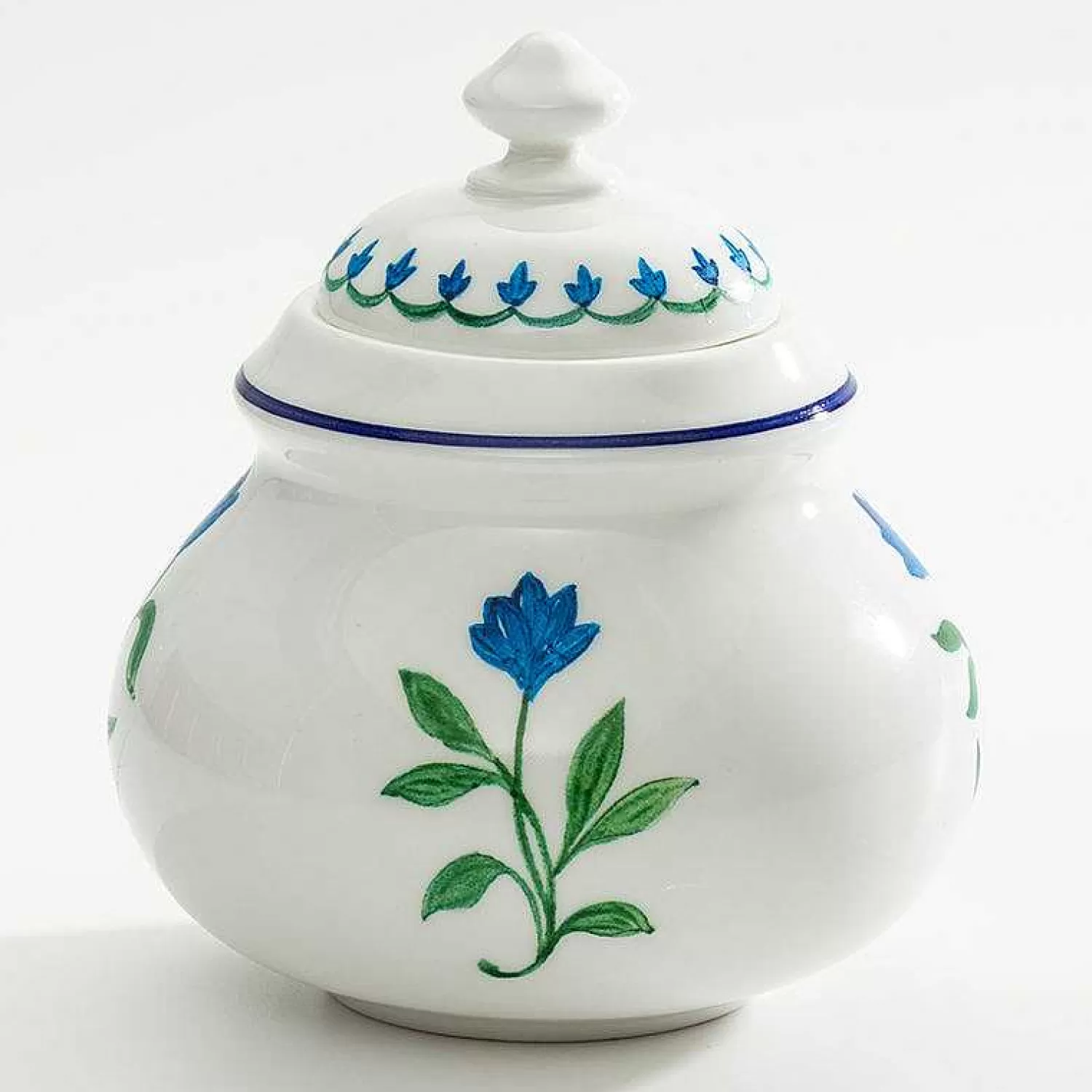 Halcyon Days Nina Campbell Marguerite Sugar Bowl New