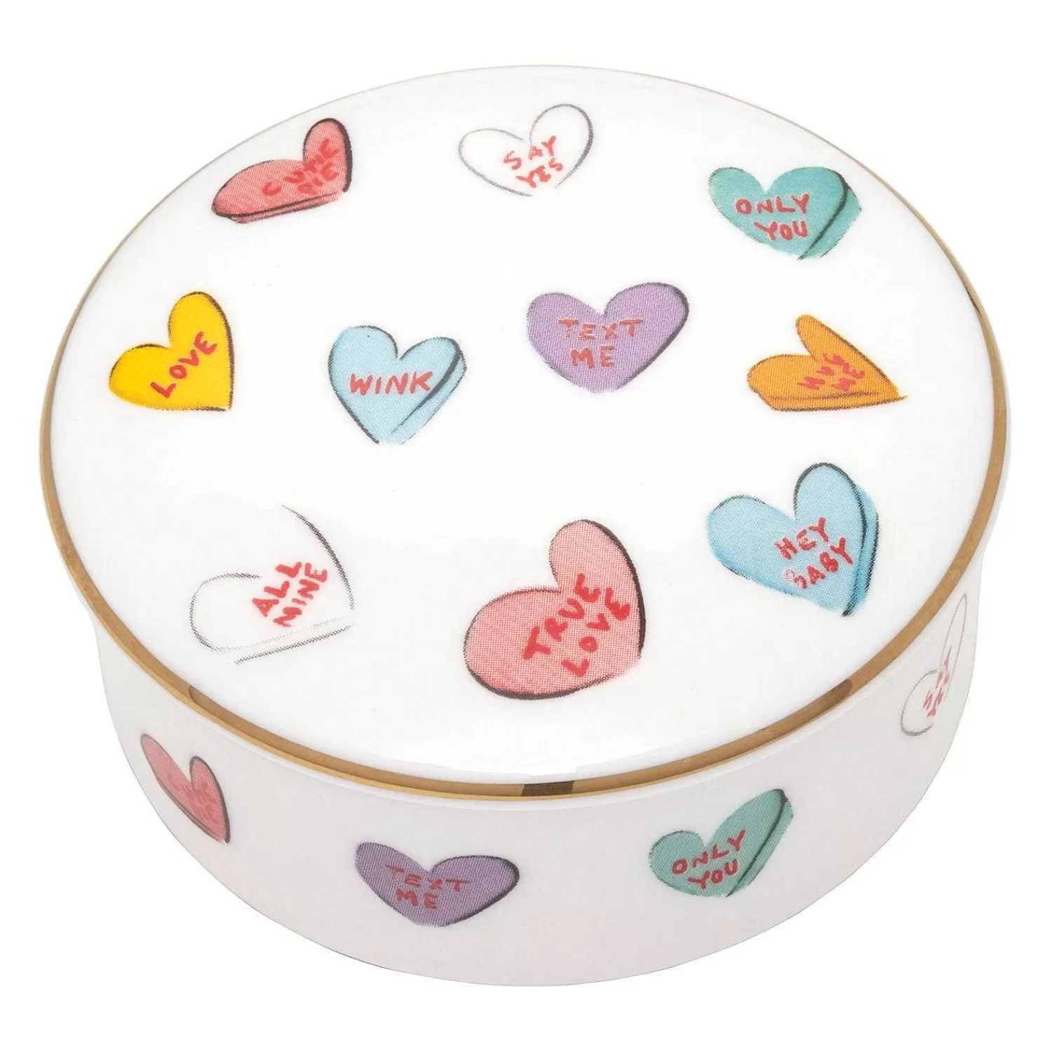 Halcyon Days Only You English Fine Bone China Trinket Box | Online