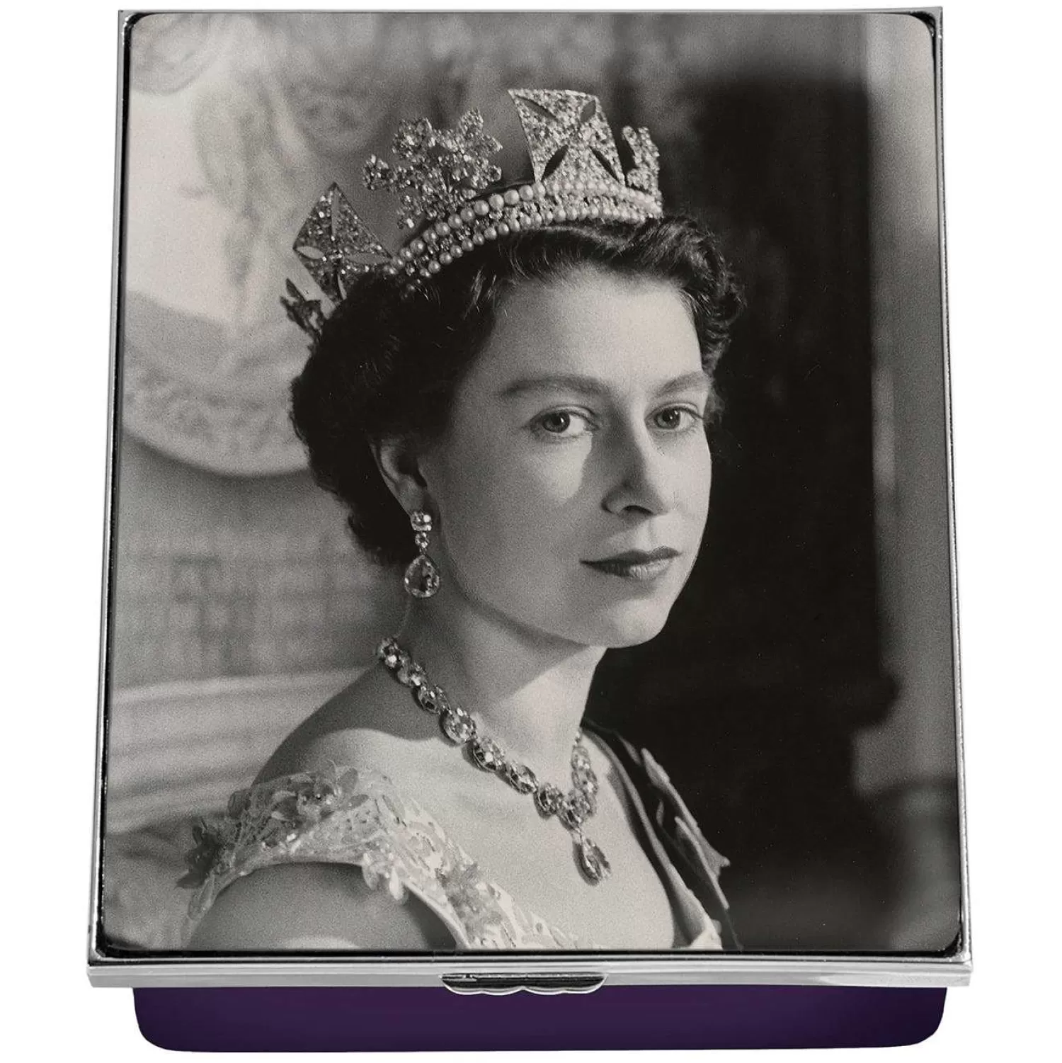 Halcyon Days Portrait Of Hm Queen Elizabeth Ii By Cecil Beaton Enamel Box Sale