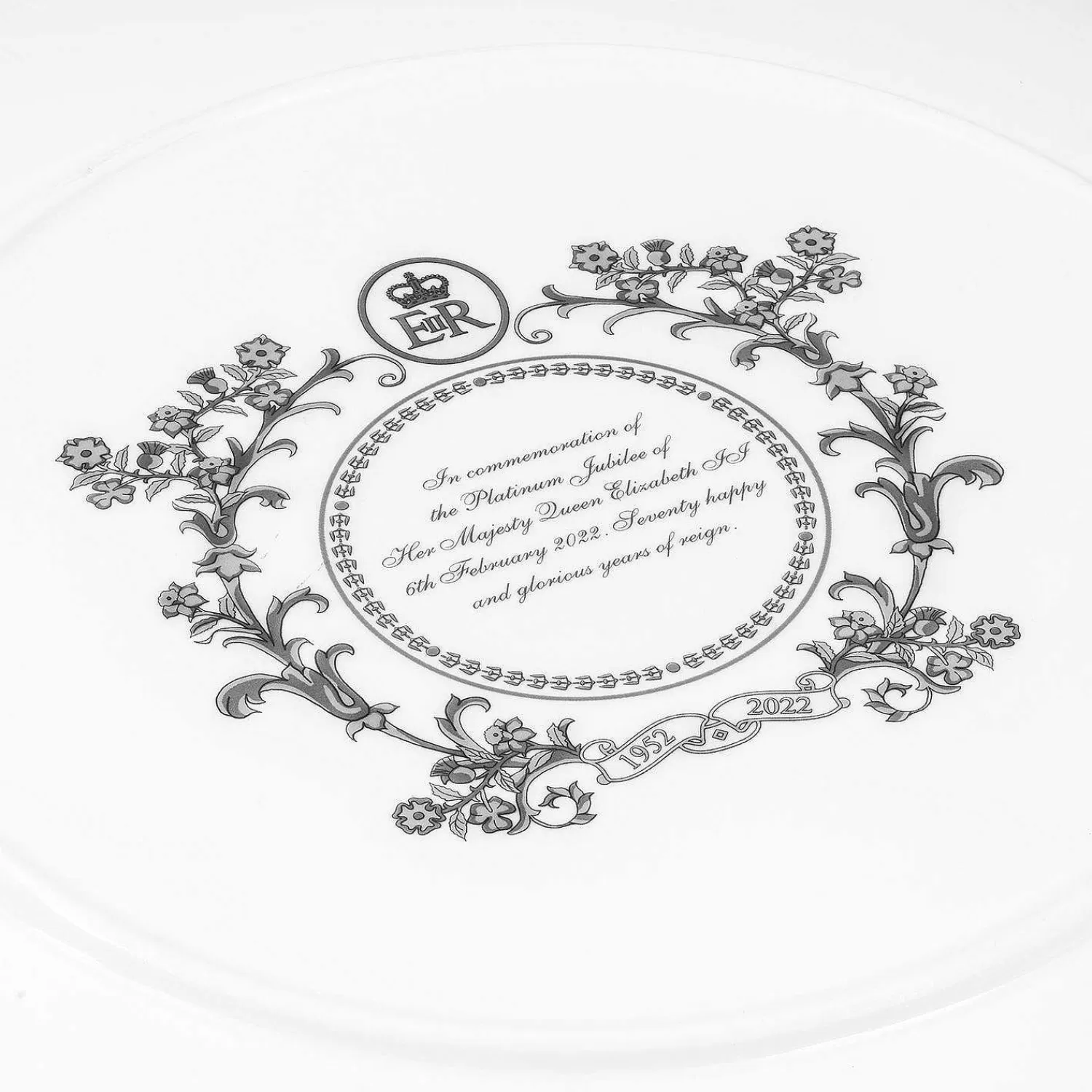 Halcyon Days Portrait Of Hm Queen Elizabeth Ii By Dorothy Wilding 10" Coupe Plate Best