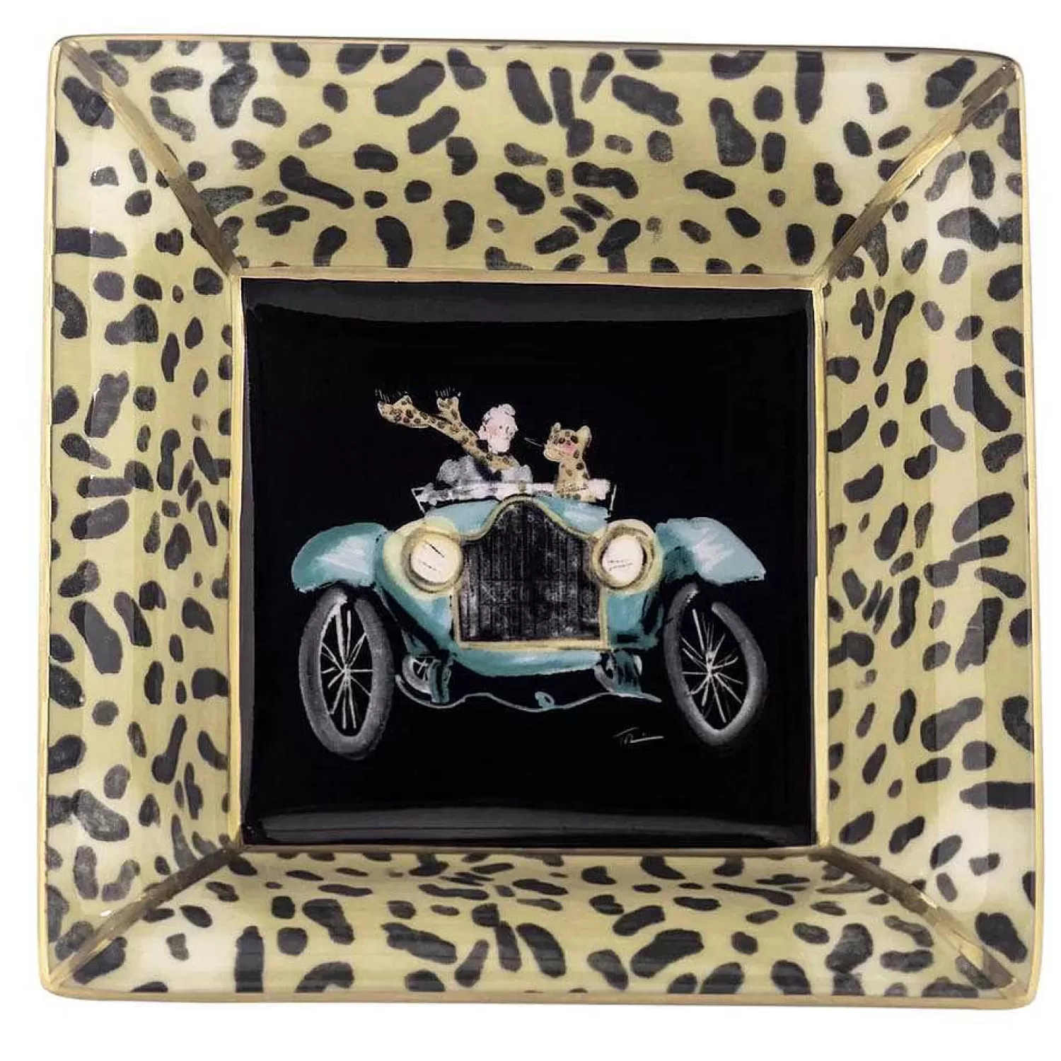 Halcyon Days Roaring & Exploring Square Trinket Tray | Shop