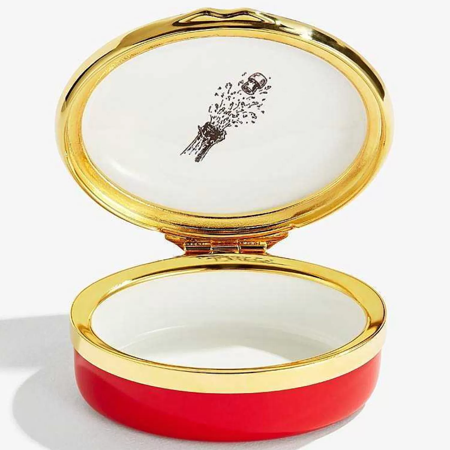 Halcyon Days Save Water, Drink Champagne Enamel Box | Fashion