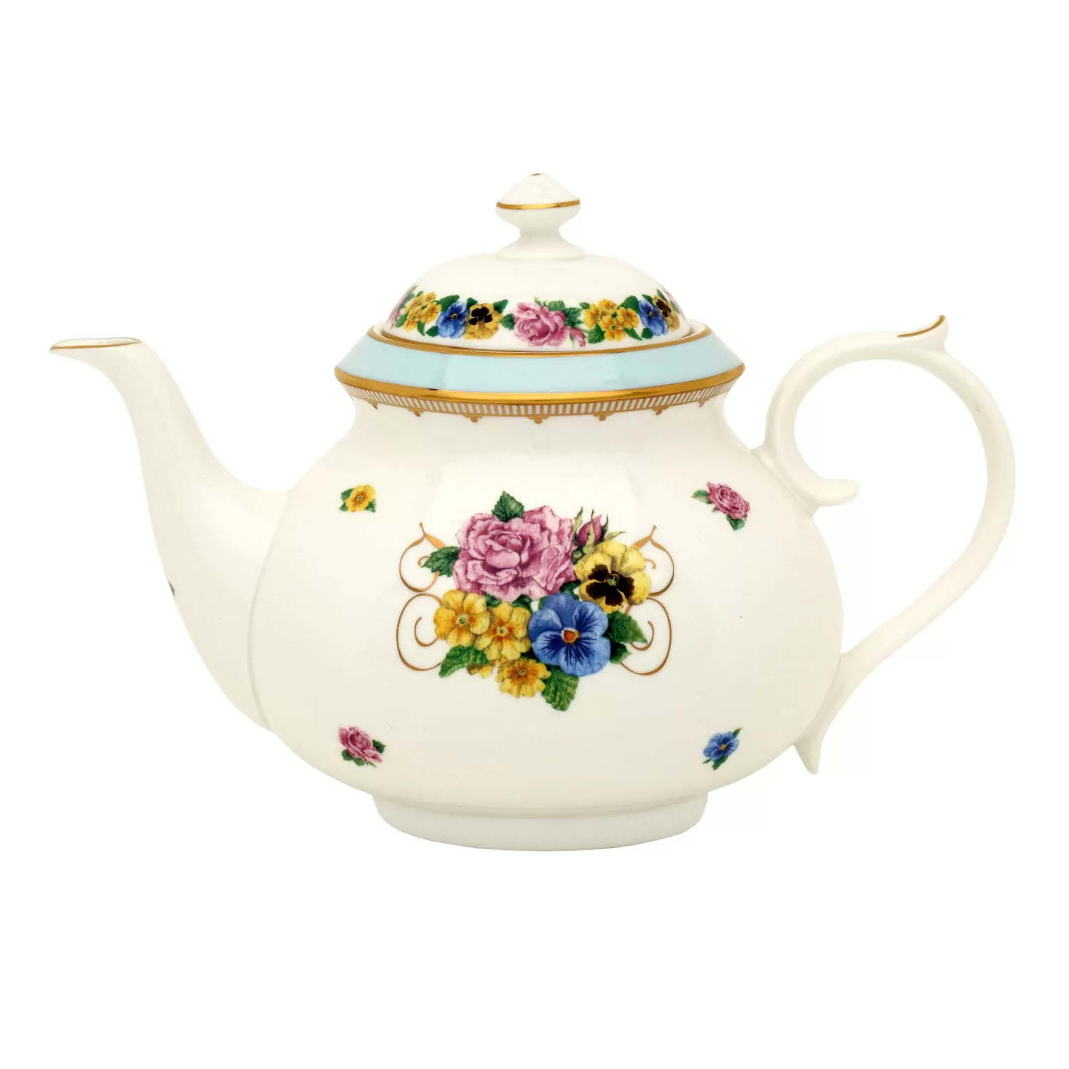 Halcyon Days Shell Garden Early Morning Tea Pot | New
