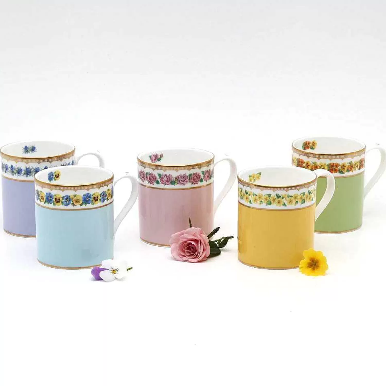 Halcyon Days Shell Garden Fine Bone China Mug | Store