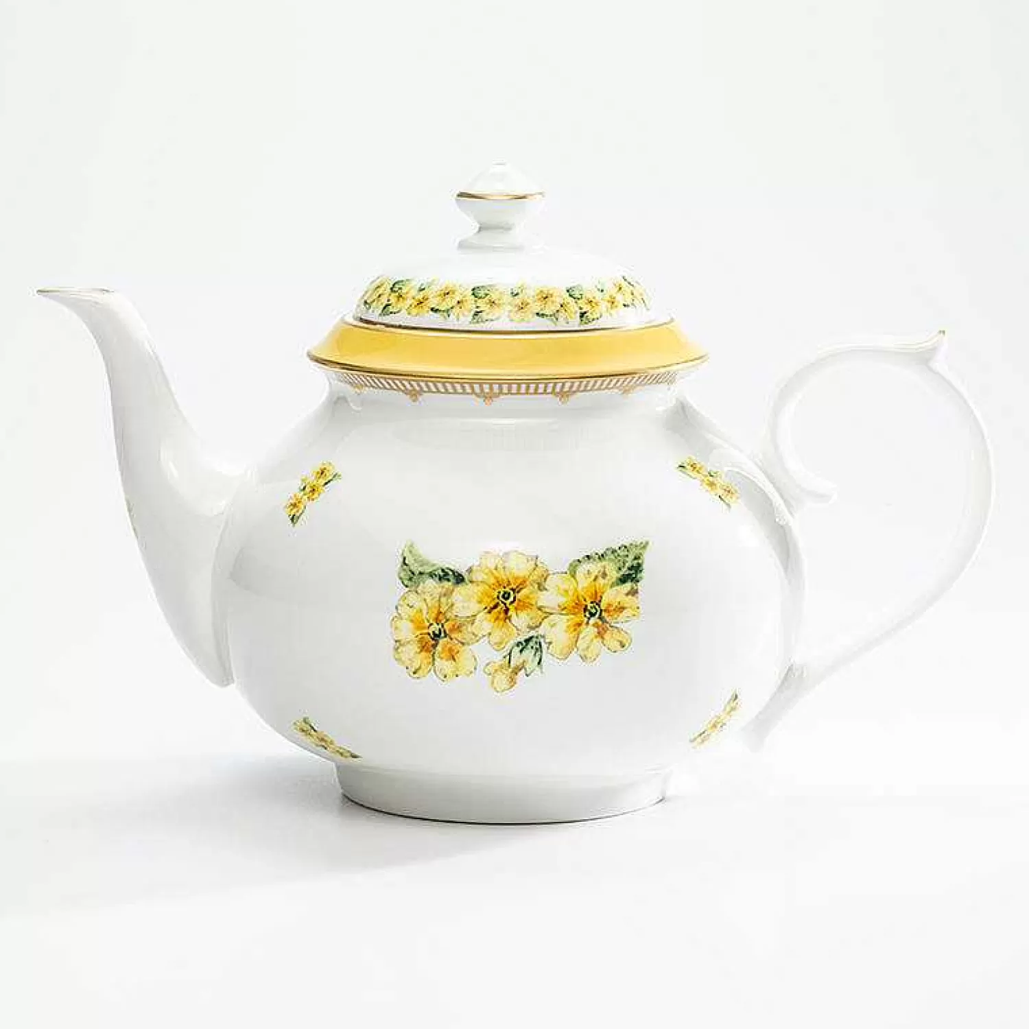 Halcyon Days Shell Garden Floral Primula Teapot Flash Sale