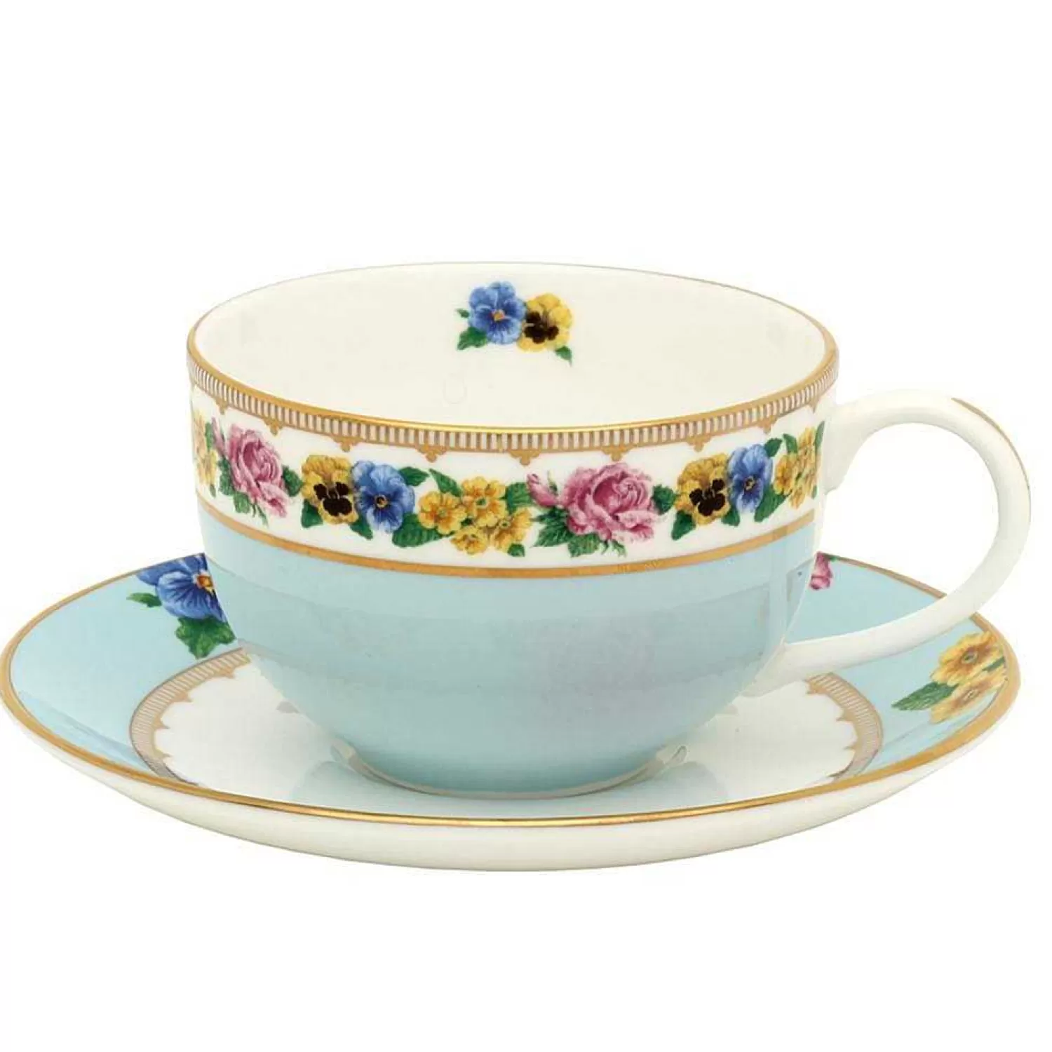 Halcyon Days Shell Garden Teacup & Saucer Online