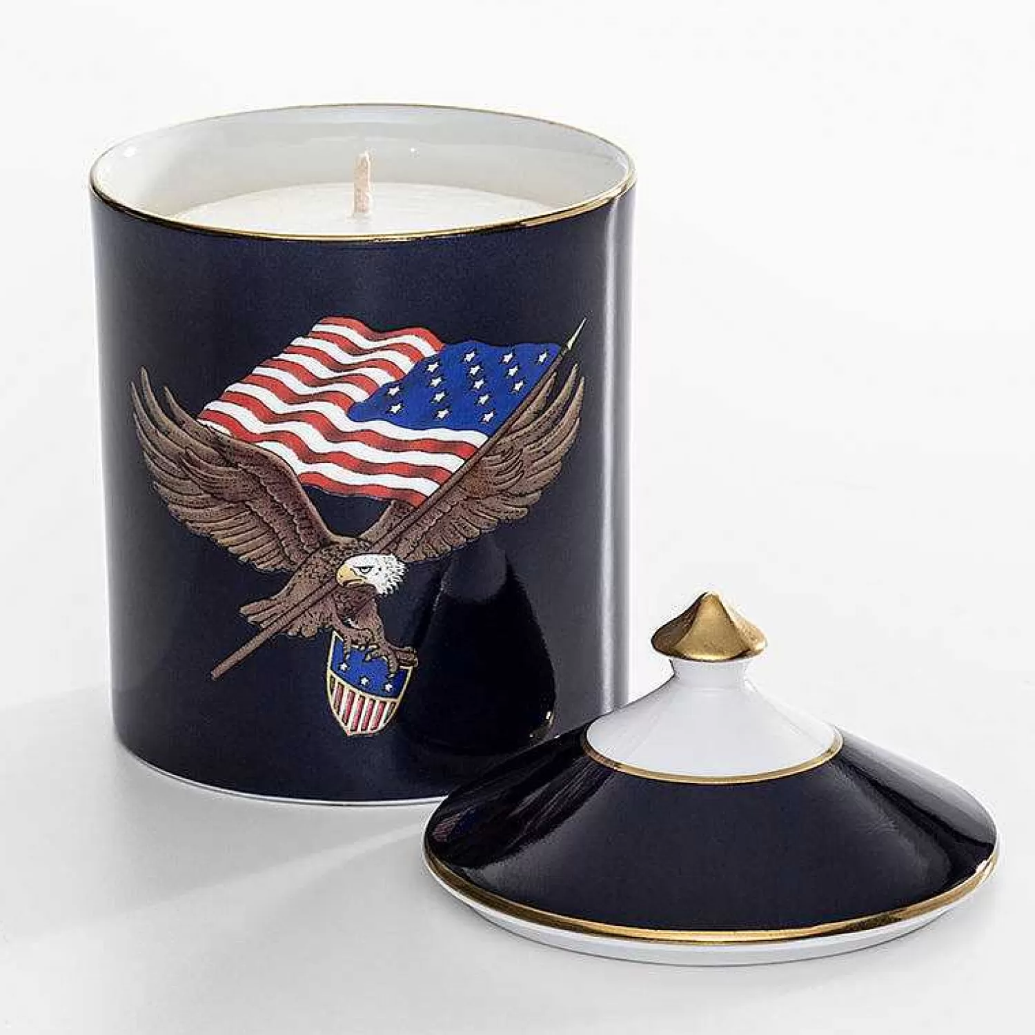 Halcyon Days Star Spangled Banner Jasmine Lidded Candle Fashion