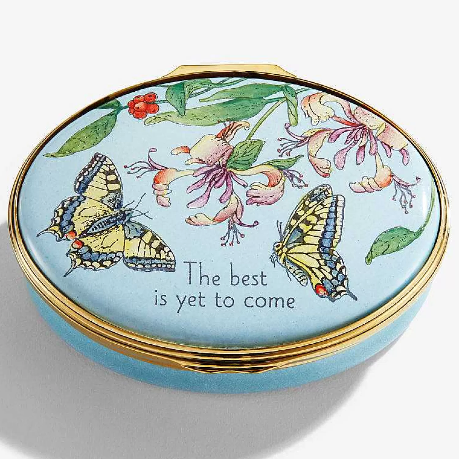 Halcyon Days The Best Is Yet To Come Enamel Box | Sale