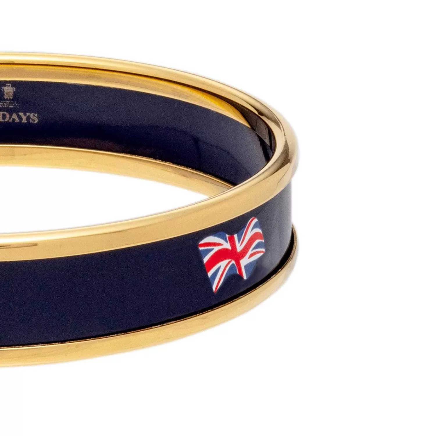 Halcyon Days Union Flag Enamel Bangle | Flash Sale