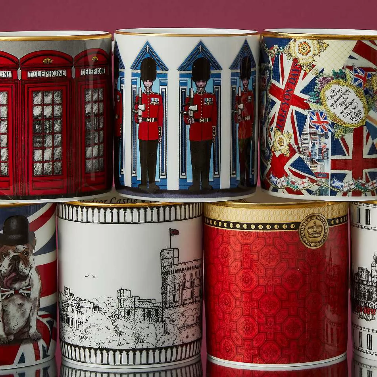 Halcyon Days Union Flag Fine Bone China Mug | Best Sale