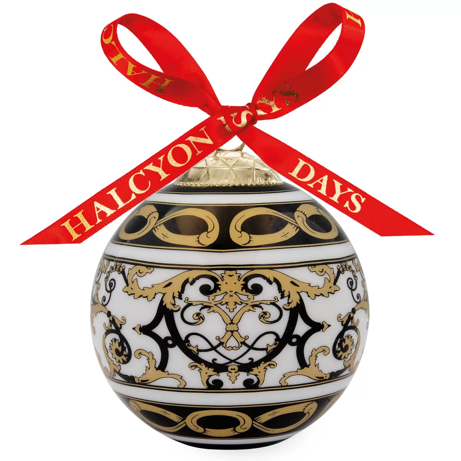 Halcyon Days Wallace Balustrade White Bauble | New