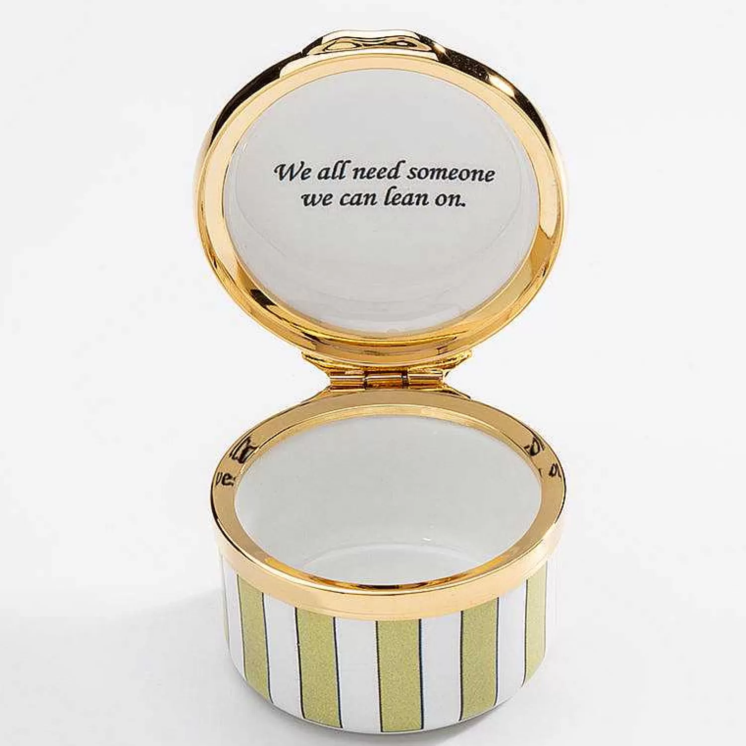 Halcyon Days We All Need Someone Green Enamel Box | Best