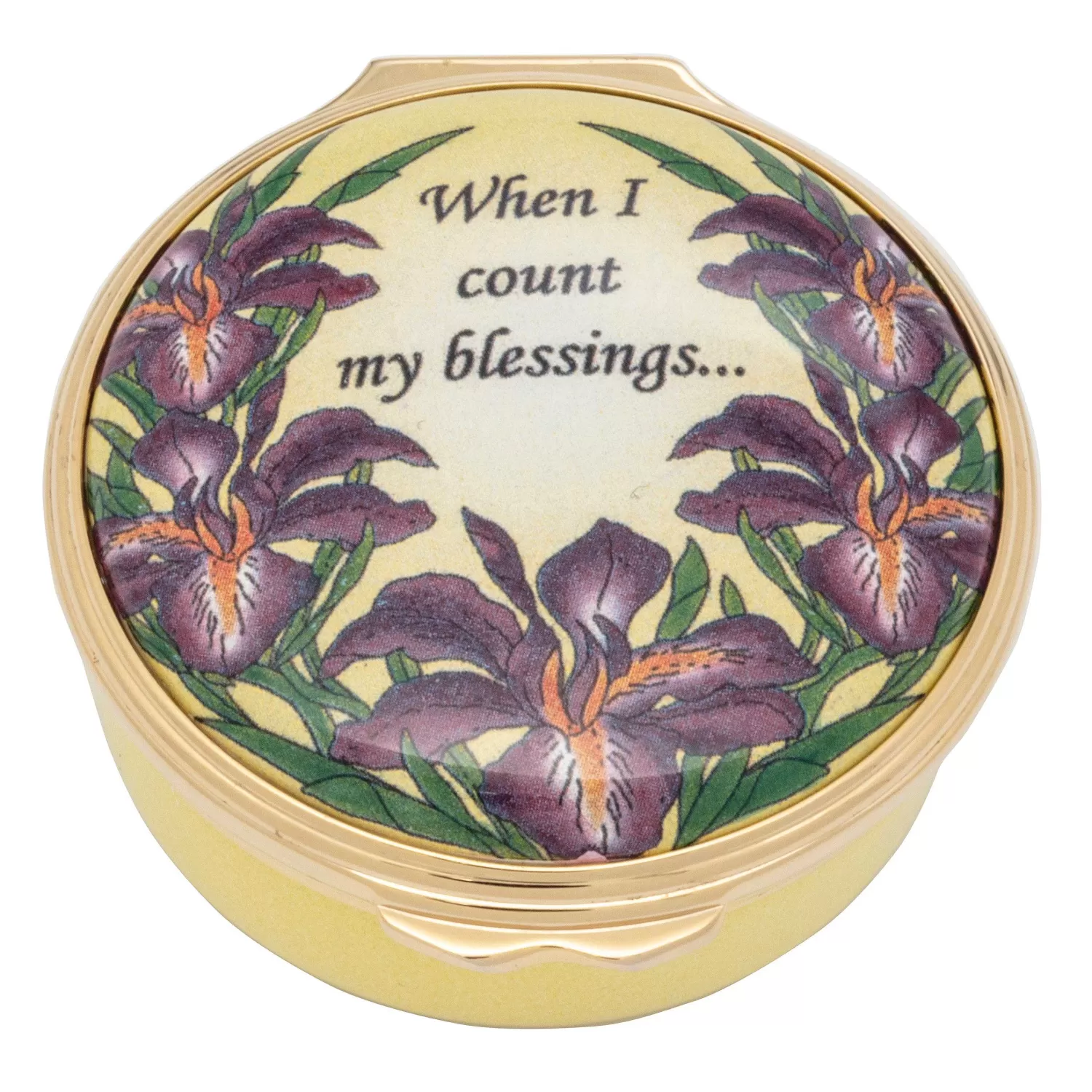 Halcyon Days When I Count My Blessings Enamel Box | Fashion