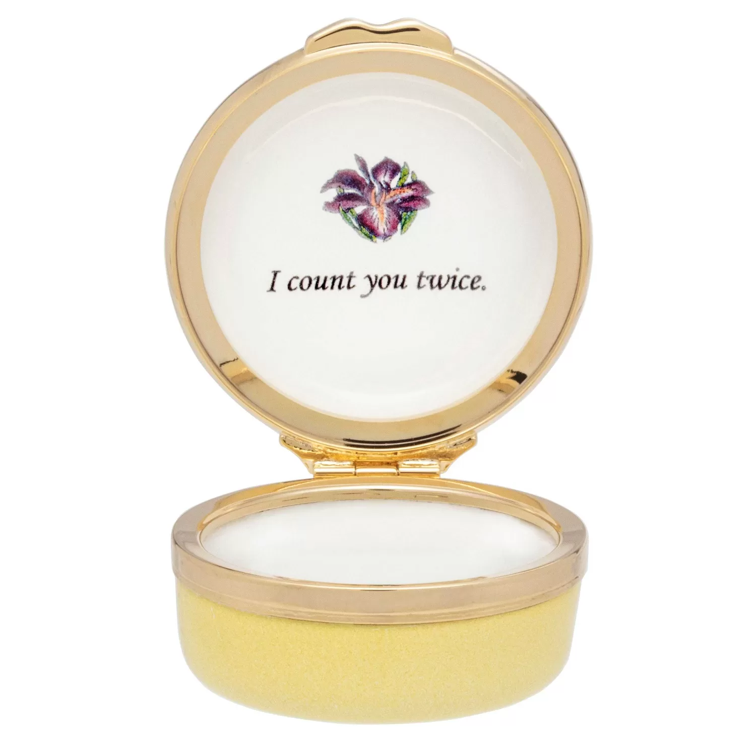 Halcyon Days When I Count My Blessings Enamel Box - Personalised New