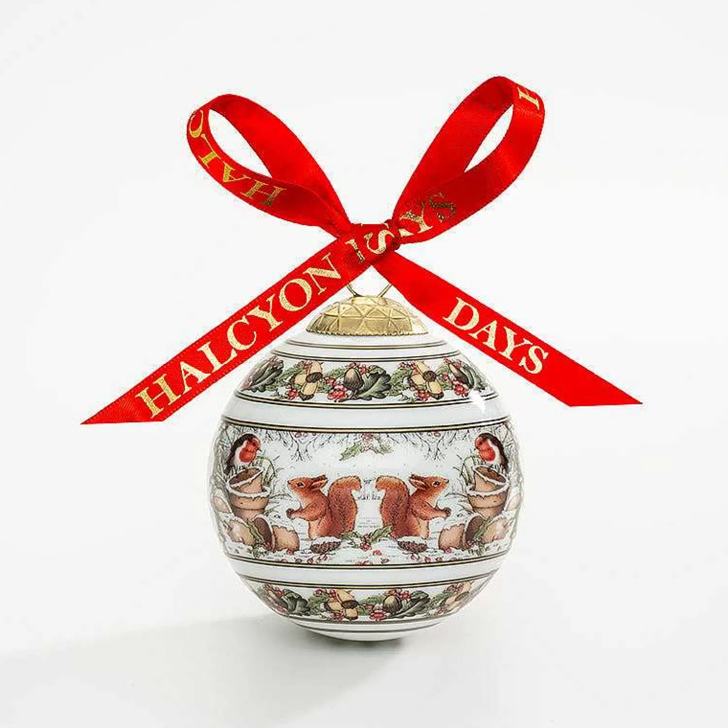Halcyon Days Woodland In The Snow Bauble | Online